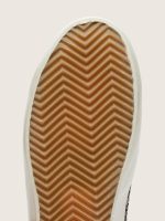 Junior Super-Star in brown glitter and suede with cream leather star - Image 5