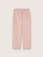 Girls' pink cotton sweatpants with logo - Image 2