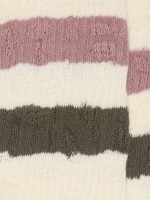 Socks in aged white with multicolor stripes - Image 3