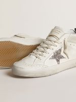Women's Mid Star with silver glitter star and black laminated heel tab - Image 3