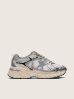 Men's Lightstar in gray mesh and silver nappa leather with gray TPU star
