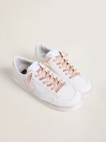 Cotton laces with silver Swarovski crystals and gold-colored logo - Image 3