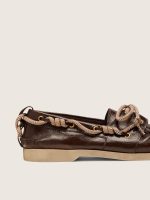 Women's Cruise loafer in glossy dark brown leather - Image 5