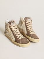 Slide in nappa with glitter star and patent leather flash - Image 2