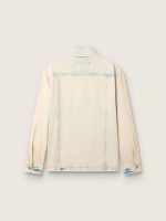 Men's work jacket in light sand-colored denim - Image 2