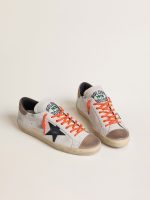 Men's Super-Star LTD in leather with black leather star and beige leather heel tab - Image 2