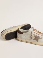 Men's Super-Star with tobacco-colored croc-print leather star and black leather heel tab - Image 3