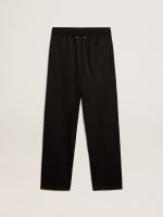 Men's joggers in black wool - Image 5