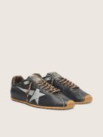 Women's Marathon Speed with black leather upper and silver star - Image 2