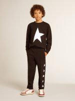 Boys' black sweatshirt with white maxi star on the front - Image 4