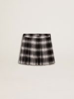 Girls' cotton pleated skirt