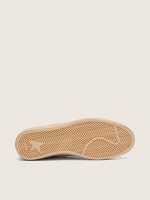 Men's Ball Star LTD in white pony skin and gray suede with green star - Image 5