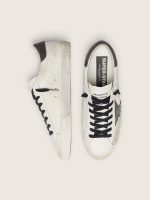 Men's Super-Star in nappa with green leather star and gray leather heel tab - Image 4