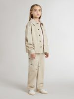 Kids' beige jacket with multicolor splashes - Image 6