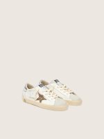 Junior Super-Star with gold glitter star and silver metallic leather heel tab - Image 2