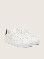 Purestar with white star and burgundy lizard-print heel tab - Image 2
