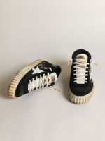 Men's Mid Star in black nappa and suede with white leather star - Image 2