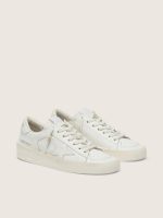 Women's Stardan in total white leather - Image 2