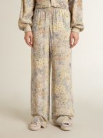 Women's multicolor joggers with floral print - Image 2