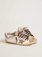 Women's Super-Star with leopard print and Swarovski crystal star - Image 2