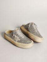 Women's Space-Star Sabot in glitter with ice-gray star and tab - Image 2