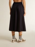 Women's midnight blue wool skirt - Image 4