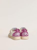 Junior Ball Star with silver glitter star and pink glitter heel tab - Image 5