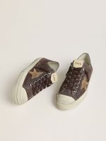 Women's V-Star in brown nubuck with tobacco-colored suede star - Image 2