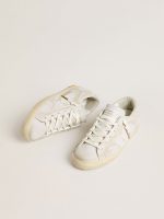 Women's Super-Star with white leather star and heel tab with lived-in effect - Image 2