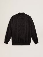 Women's black cardigan with tone-on-tone toile de jouy bead embroidery - Image 6