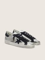 Men's Super-Star in silver leather - Image 2
