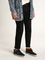 Men's Mid Star in nubuck with black leather star and silver flash - Image 3