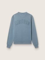 Baby blue sweatshirt with reverse logo on the back - Jersey Capsule - Image 2