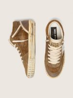 Women's Mid Star LAB in rust-colored suede with a white leather star - Image 3