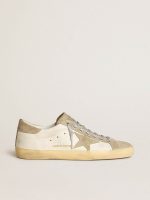 Men's Super-Star in nappa with ice-gray suede star and black embroidery - Image 3