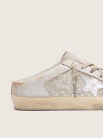 Women's Super-Star Sabots LTD in Swarovski with metallic silver leather star - Image 4