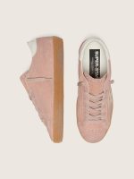 Women's Super-Star LTD in pink suede with platinum metallic leather star - Image 3