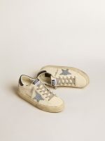 Hi Star in nappa with Swarovski crystal star and dark blue leather heel tab - Image 2