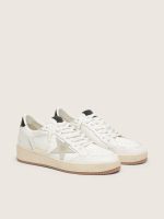 Ball Star with ice-gray suede star and glossy black leather heel tab - Image 2
