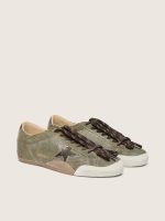Women's True-Star in olive suede with gold star - Image 6