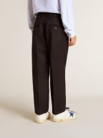 Boys' dark blue wool pants - Image 4