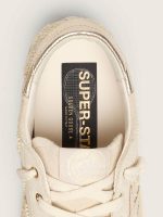 Women's Super-Star LTD in pearl suede with gold star and bead embroidery - Image 7