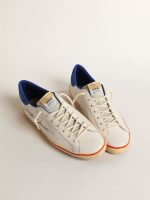 Men's Super-Star with perforated star and blue suede heel tab - Image 2