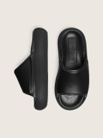 Women's Space-Star slip-ons in black leather - Image 3