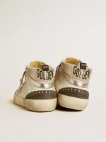 Mid Star with gray leather star and metallic silver leather flash - Image 4