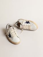 Super-Star Junior in nappa with a printed star and black heel tab - Image 2