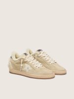 Women's Ball Star in suede and shearling with white patent leather star - Image 2