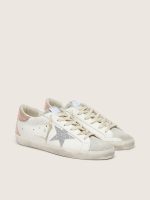 Women's Super-Star in leather with Swarovski crystal star and heel tab - Image 2