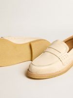 Jerry loafer in butter-white leather - Image 3