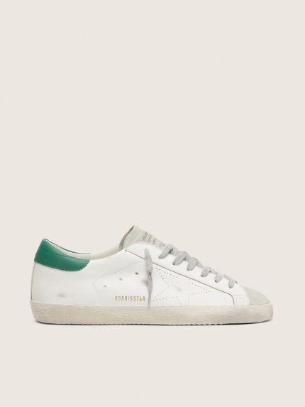 Men's Super-Star with perforated star and green heel tab